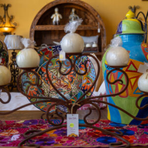 Fiesta Flame Candle Holder