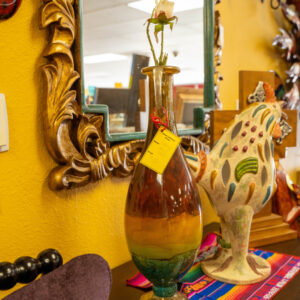 Sunset Horizon Glass Vase