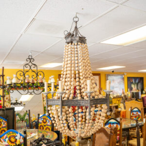 Rustic Beadfall Chandelier